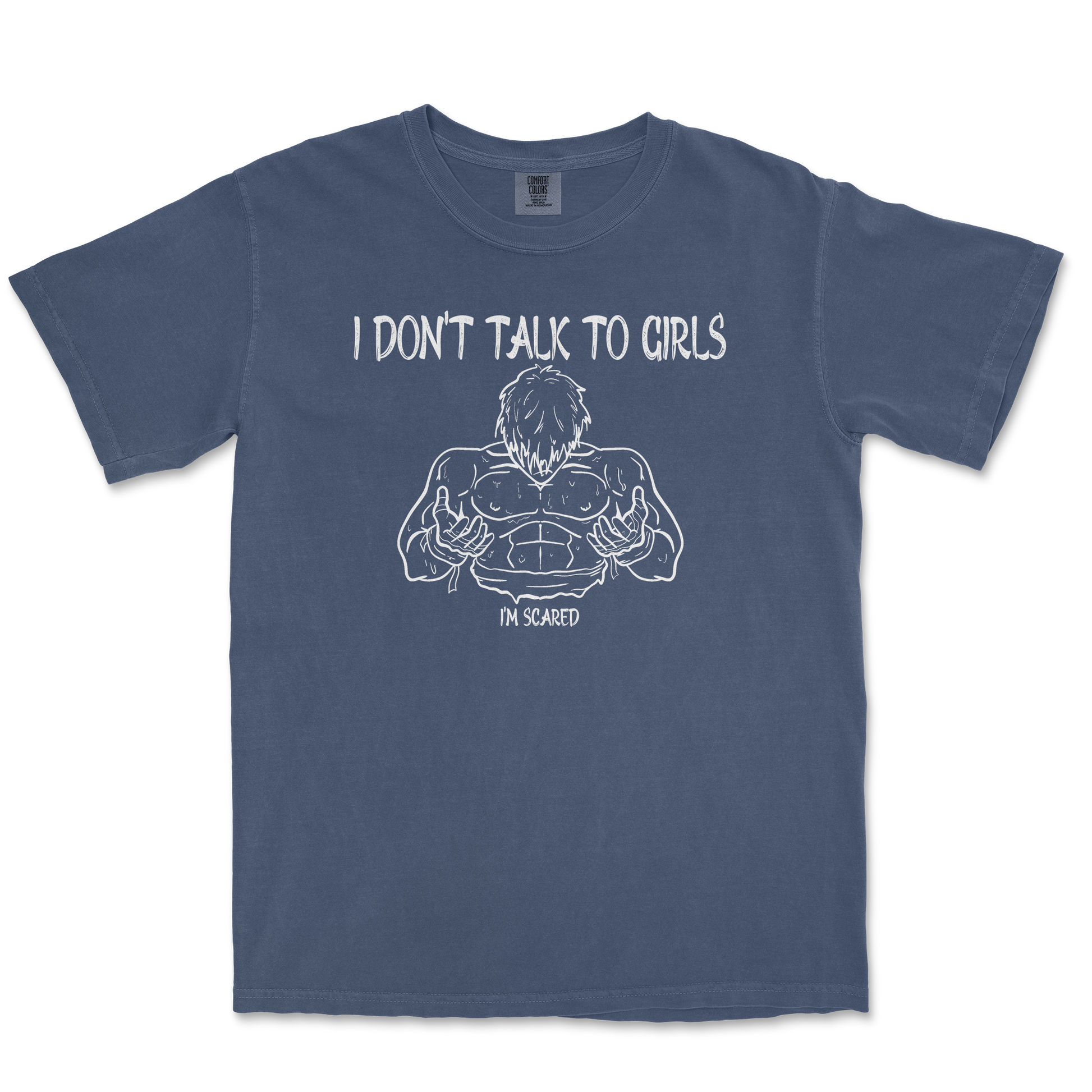 Comfort Colors T-Shirt Gym Shirt in Midnight