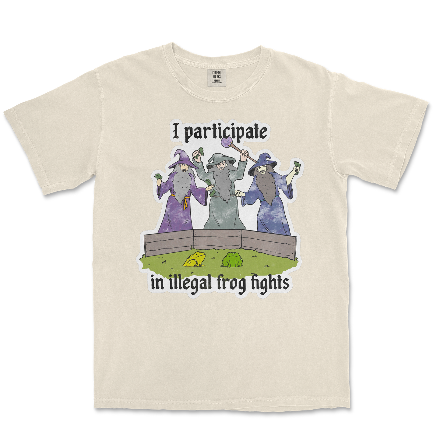 Comfort Colors T-Shirt Wizard Activities in Ivory