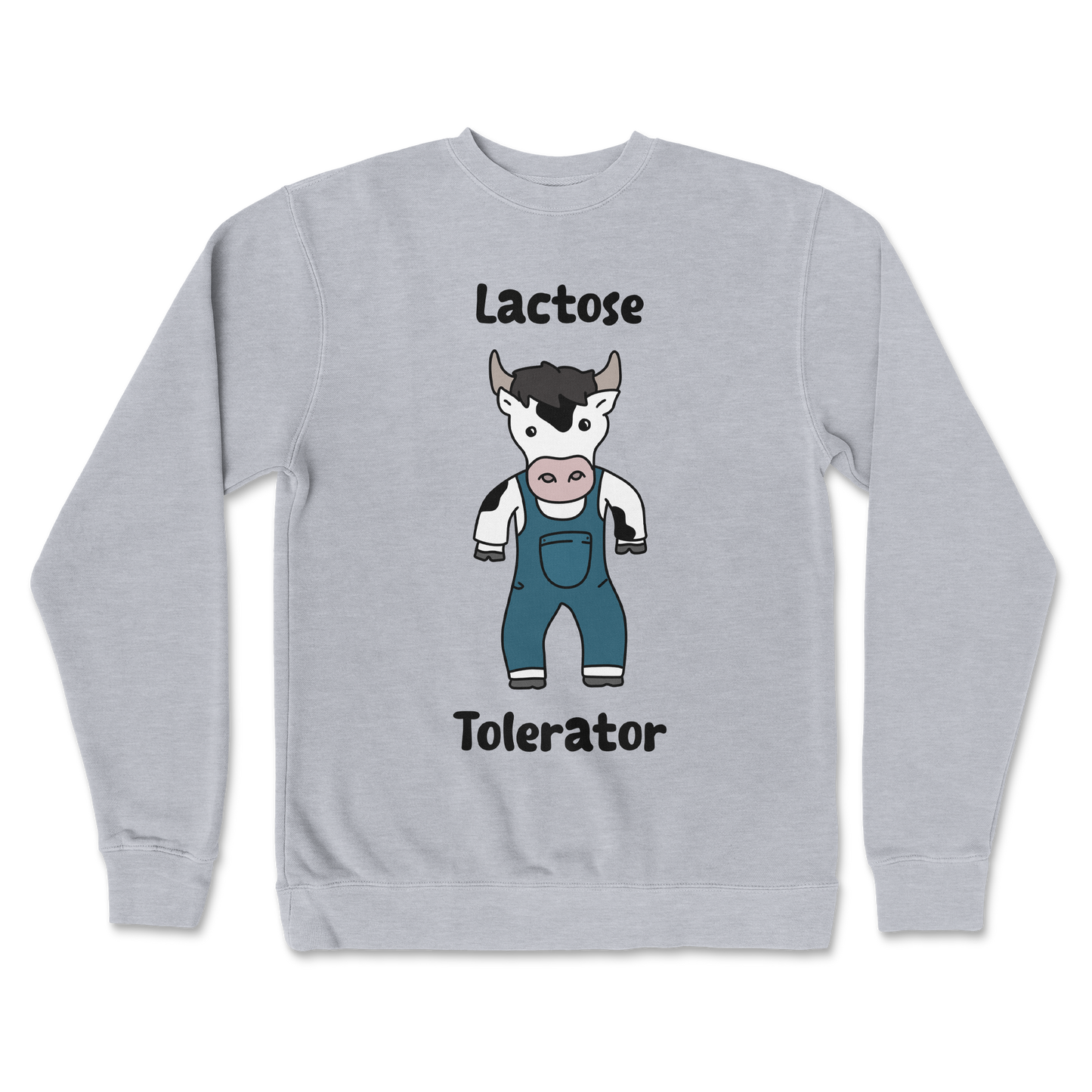 Independent Clothing Co. Crew Neck Lactose Tolerator in Grey-Heather