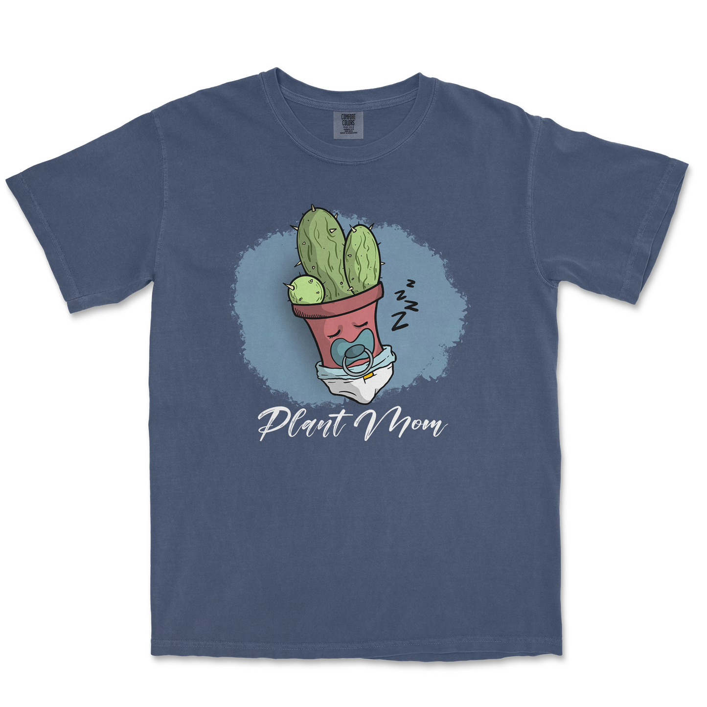 Comfort Colors T-Shirt Plant Mom 2 in Midnight