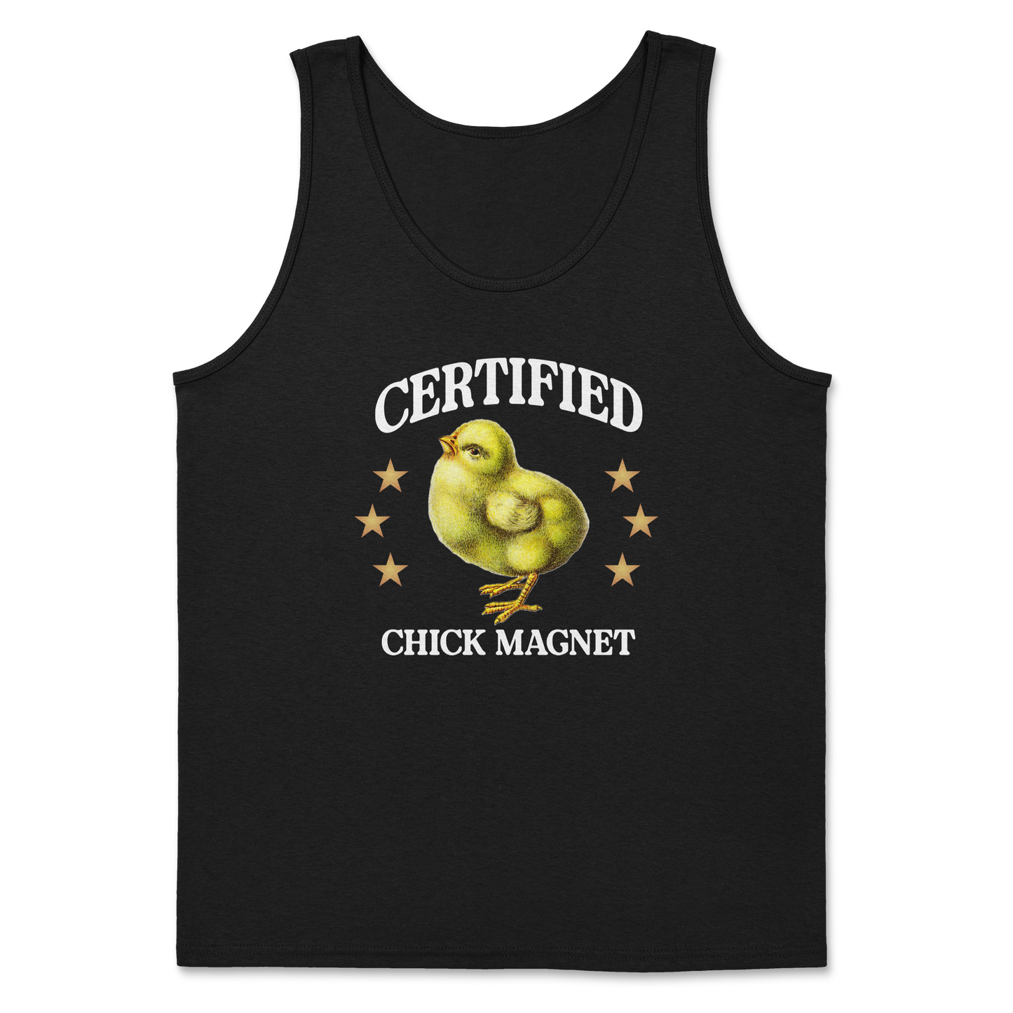 Heavy Blend Tank Top Chick Magnet in Black