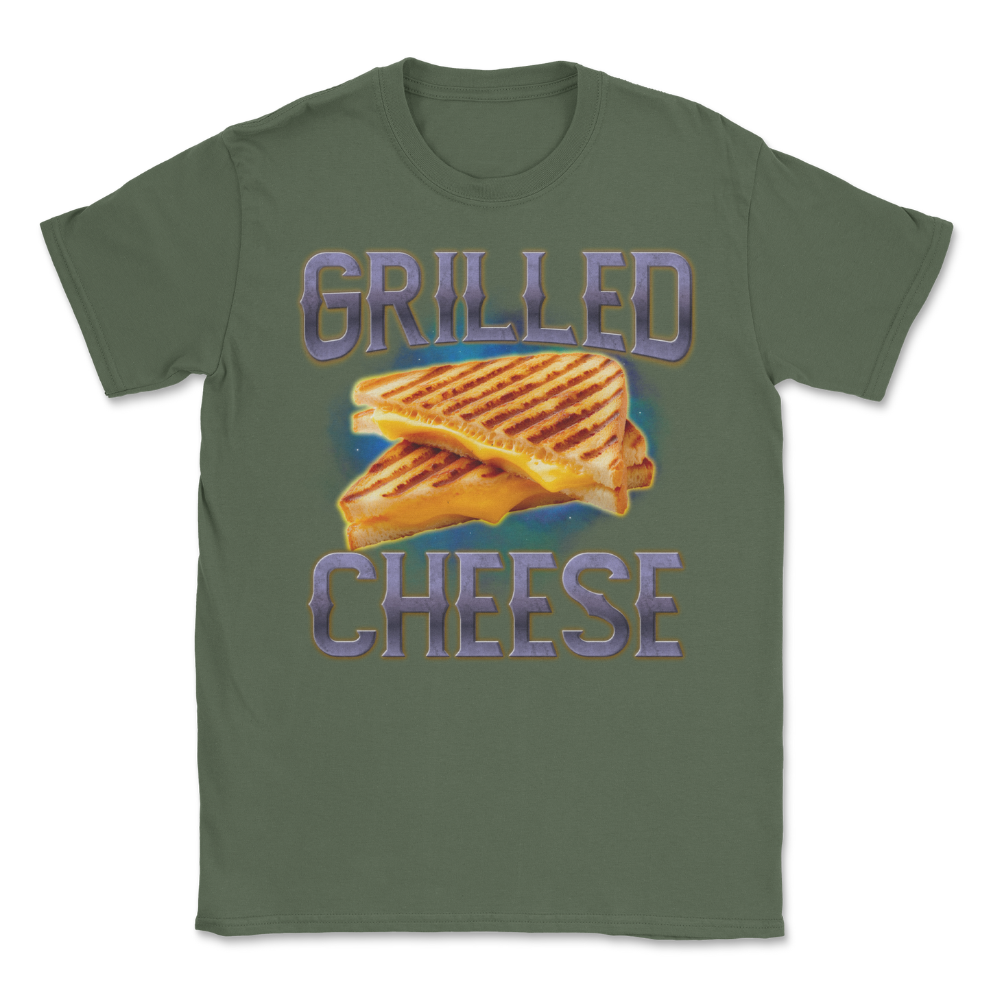 The Nice Shirt T-Shirt Grilled Cheese in Military-Green