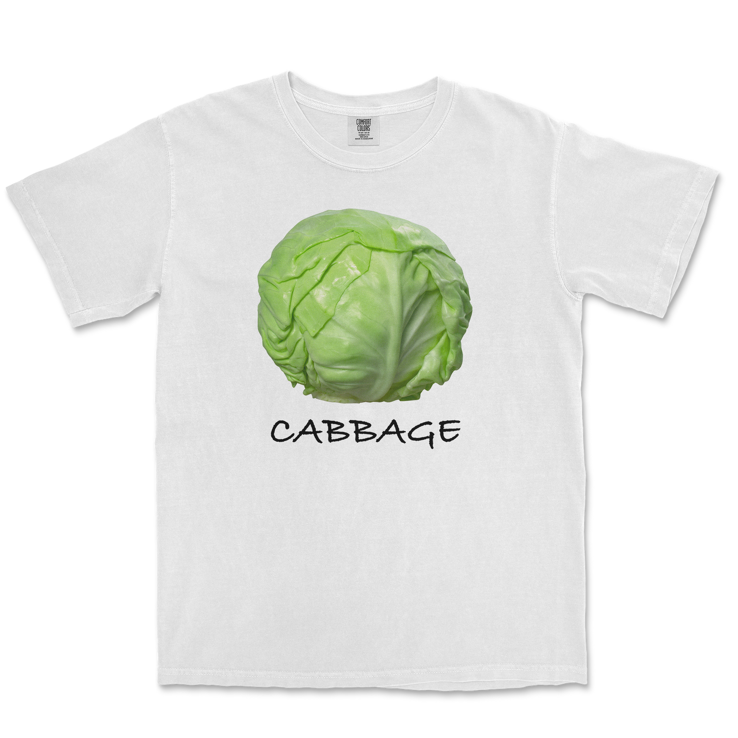 Comfort Colors T-Shirt Cabbage in White