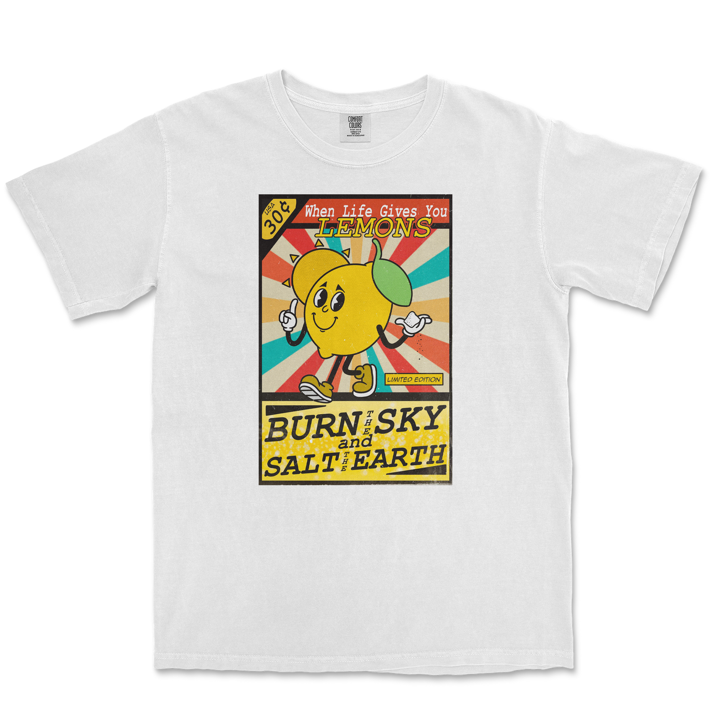 Comfort Colors T-Shirt Life Gives You Lemons in White