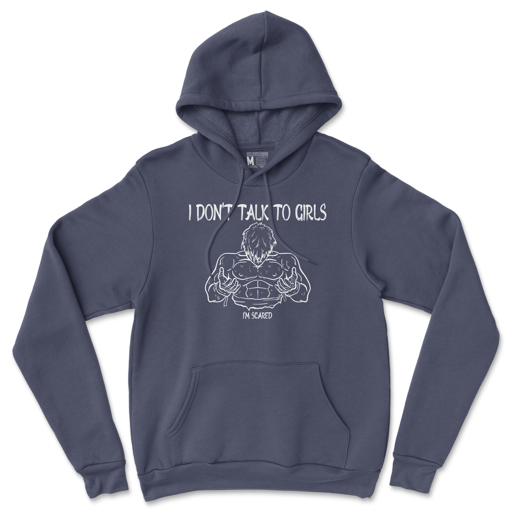 Gildan SoftStyle Hoodie Gym Shirt in Navy