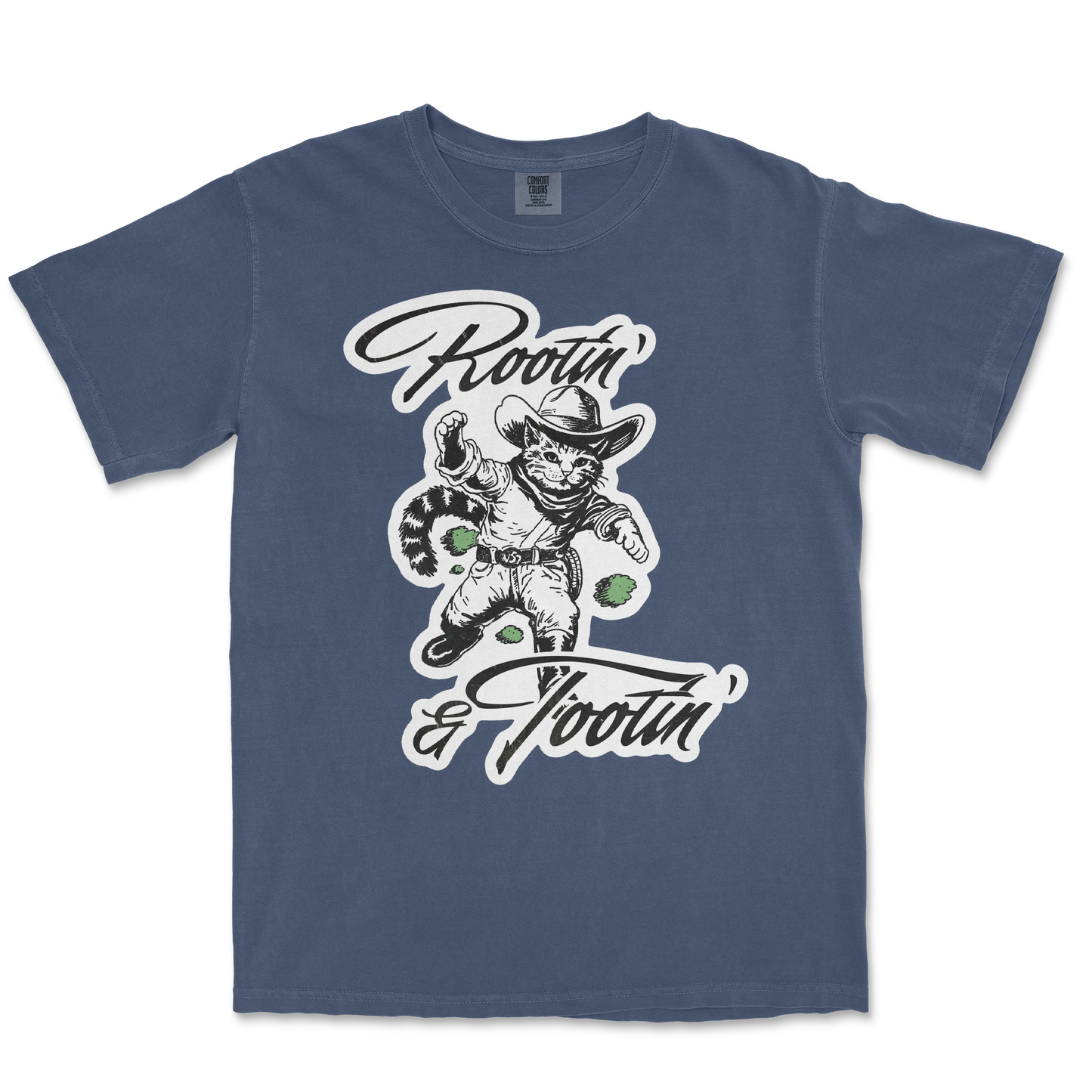 Comfort Colors T-Shirt Rootin Tootin in Midnight