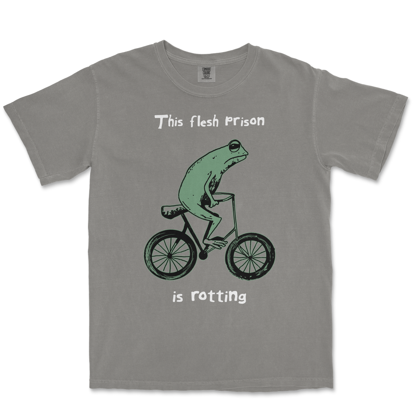 Comfort Colors T-Shirt Flesh Prison in Grey