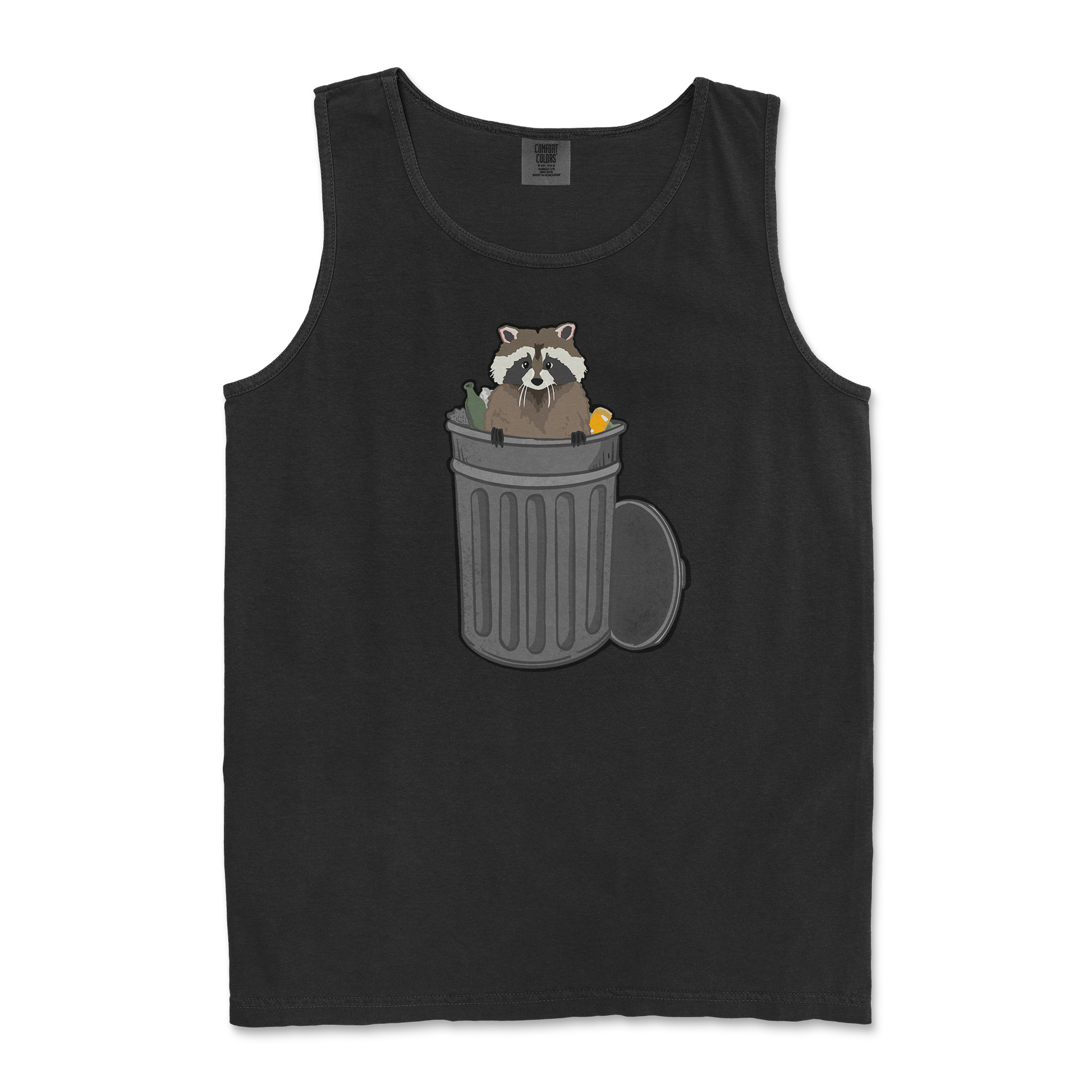 Comfort Colors Tank Top Trash Panda Enthusiast in Black