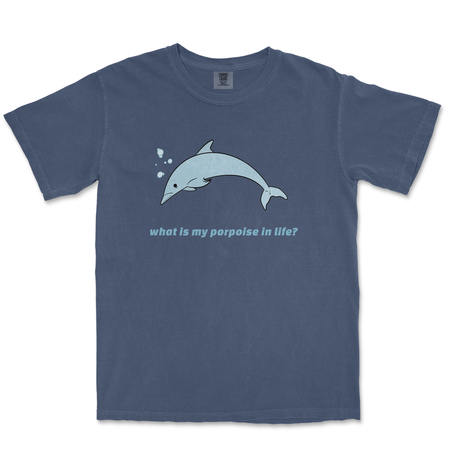 Comfort Colors T-Shirt Porpoise in Midnight