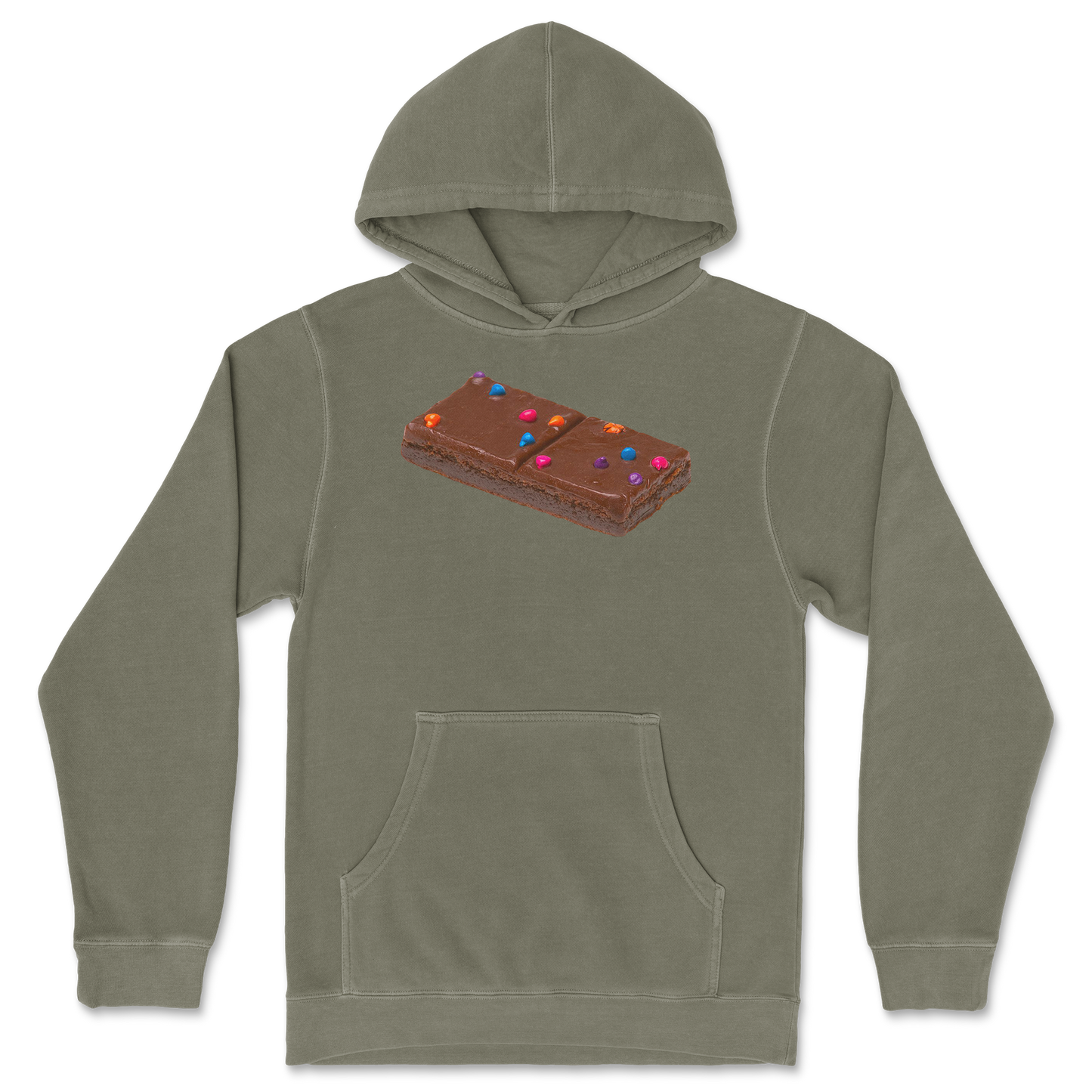 Independent Clothing Co. Hoodie Mmmmm Yummmm in Olive