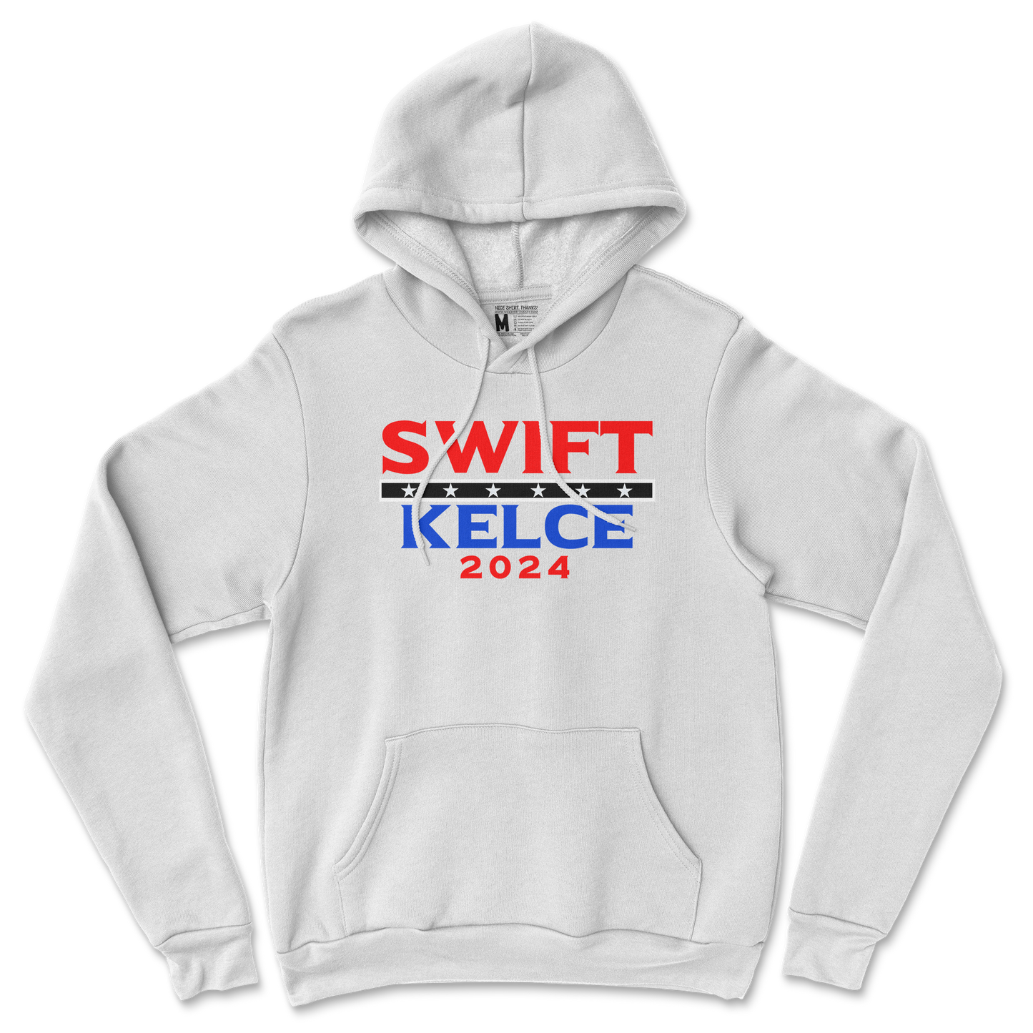 Gildan SoftStyle Hoodie Swift Kelce 2024 in White