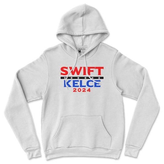 Gildan SoftStyle Hoodie Swift Kelce 2024 in White