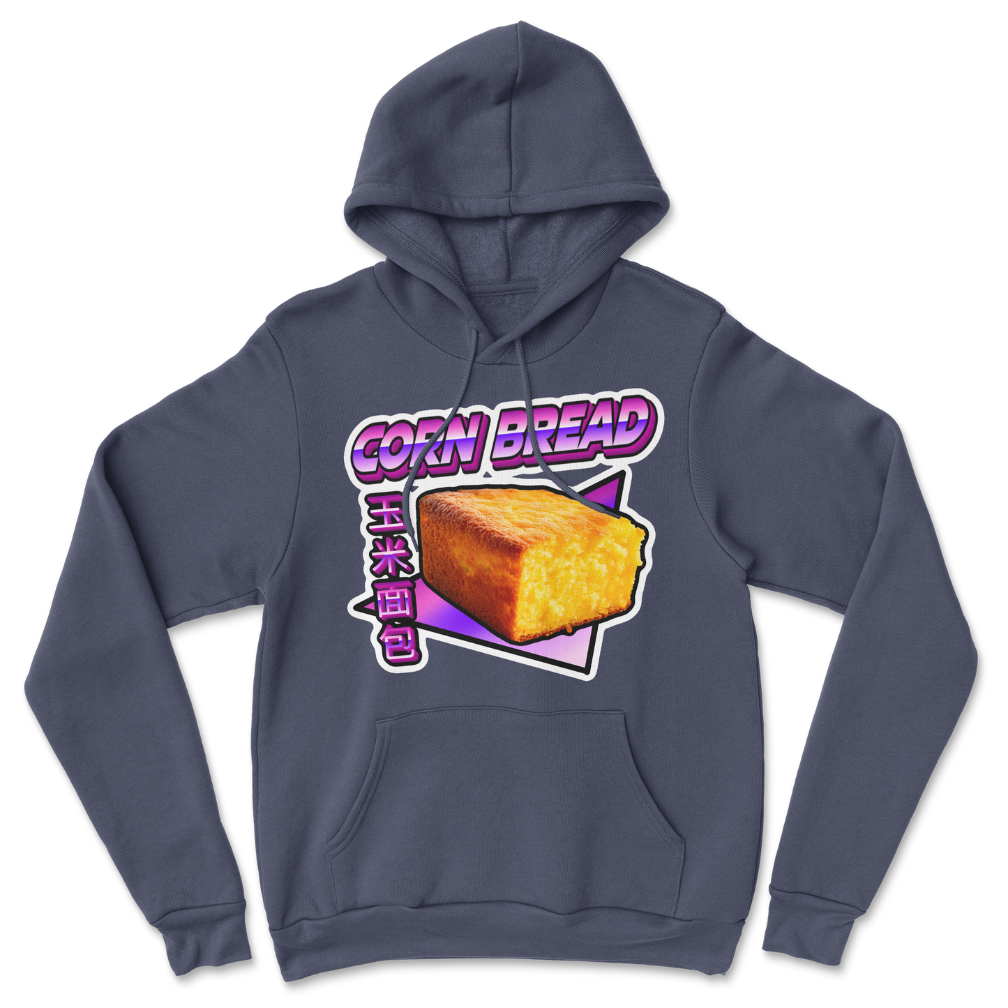 The Nice Shirt Hoodie Corn Bread in Navy