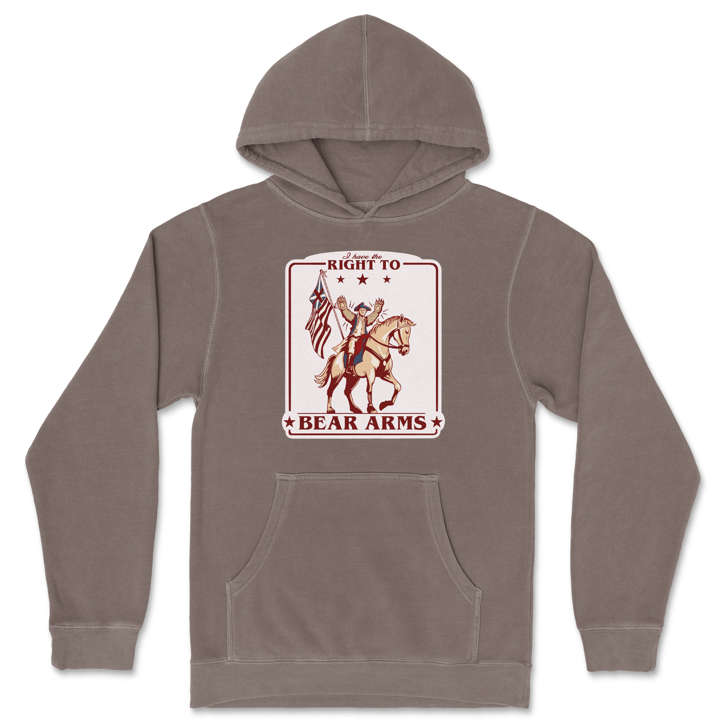 Independent Clothing Co. Hoodie Right to Bear Arms in Clay