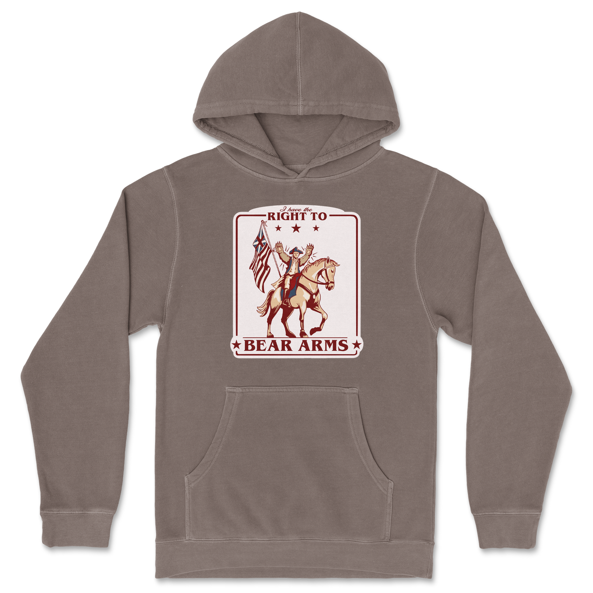 Independent Clothing Co. Hoodie Right to Bear Arms in Clay