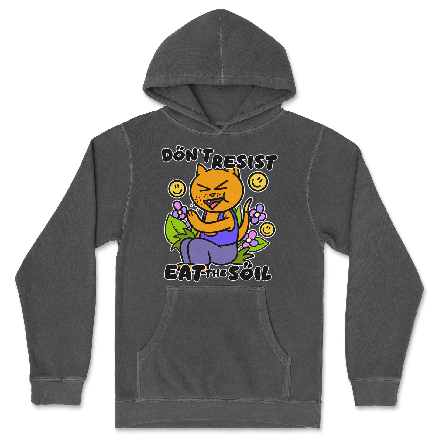 Independent Clothing Co. Hoodie Eat The Soil in Black