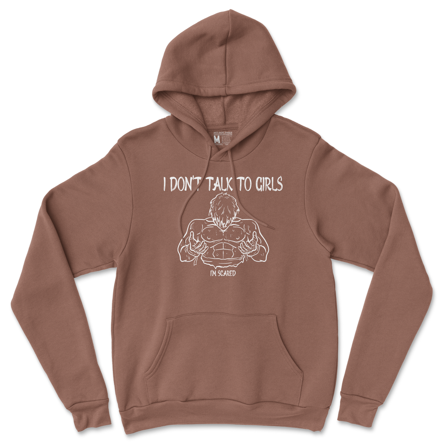 Gildan SoftStyle Hoodie Gym Shirt in Cocoa