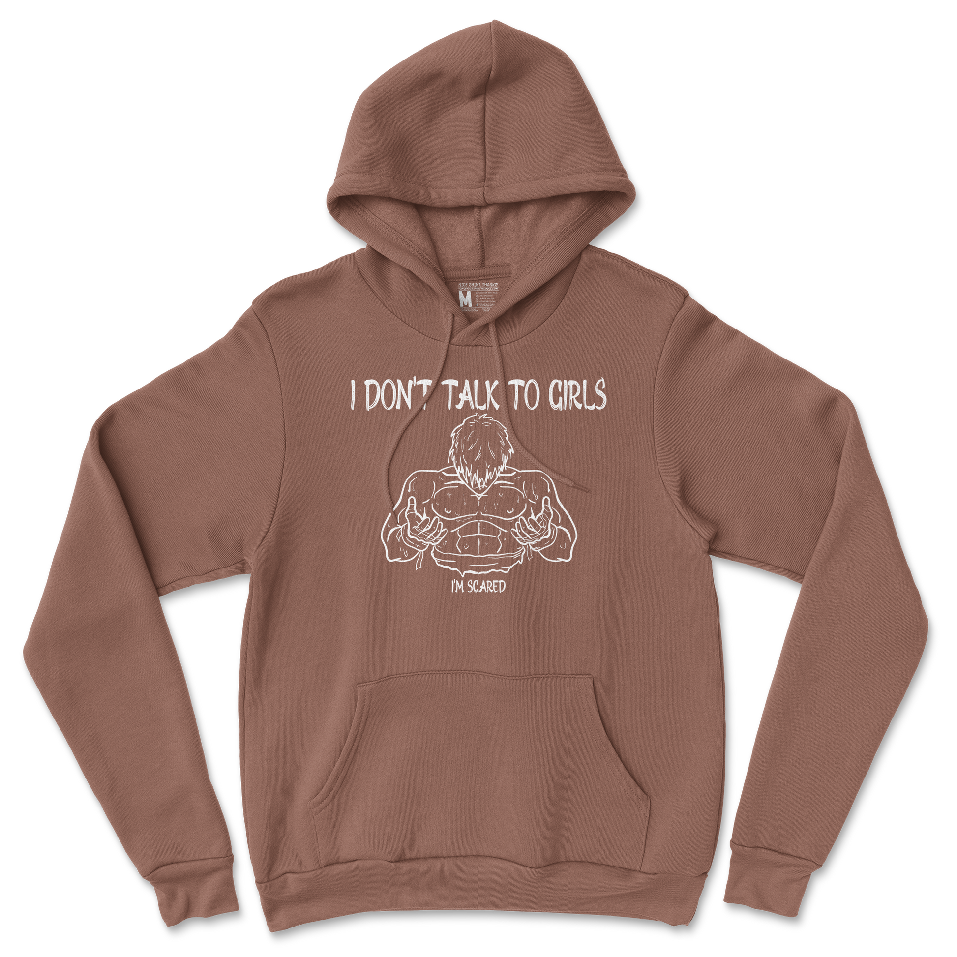 Gildan SoftStyle Hoodie Gym Shirt in Cocoa
