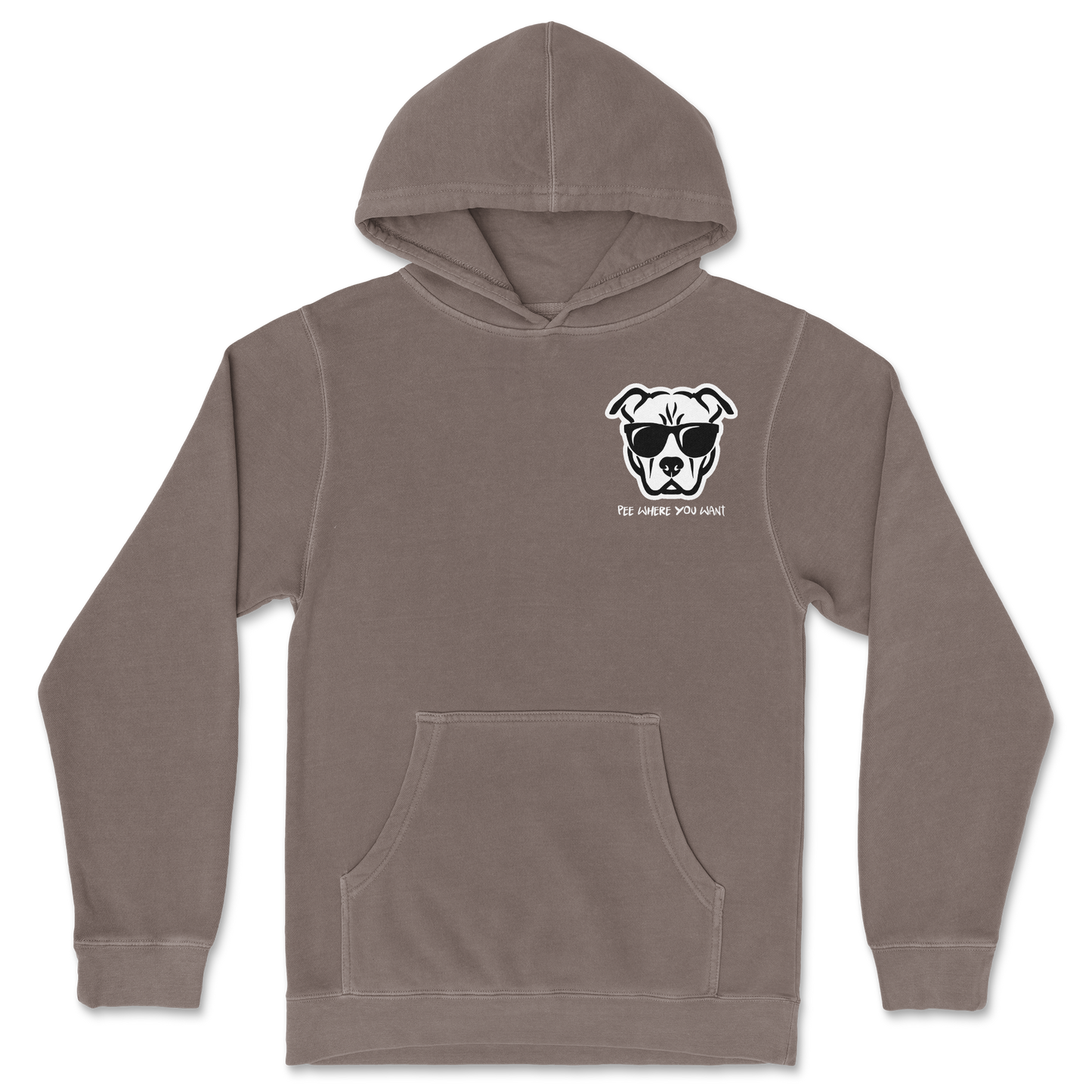 Independent Clothing Co. Hoodie Pee Where You Want in Clay