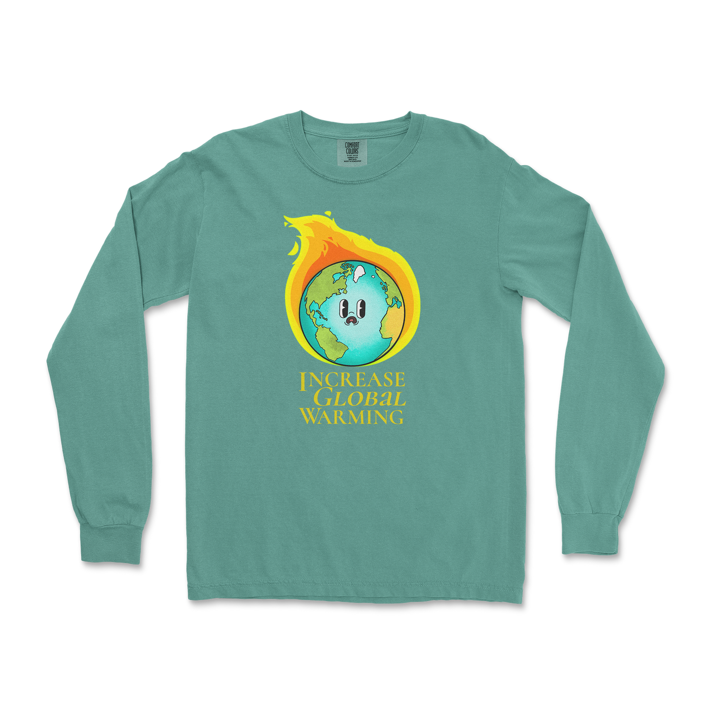 Comfort Colors Long Sleeve in LightGreen