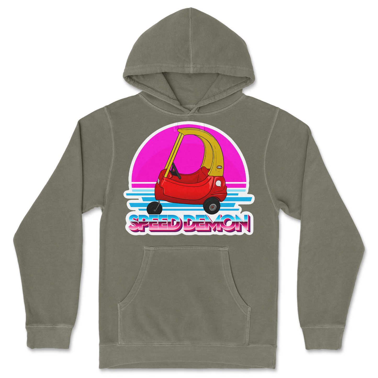 Independent Clothing Co. Hoodie Speed Demon in Olive