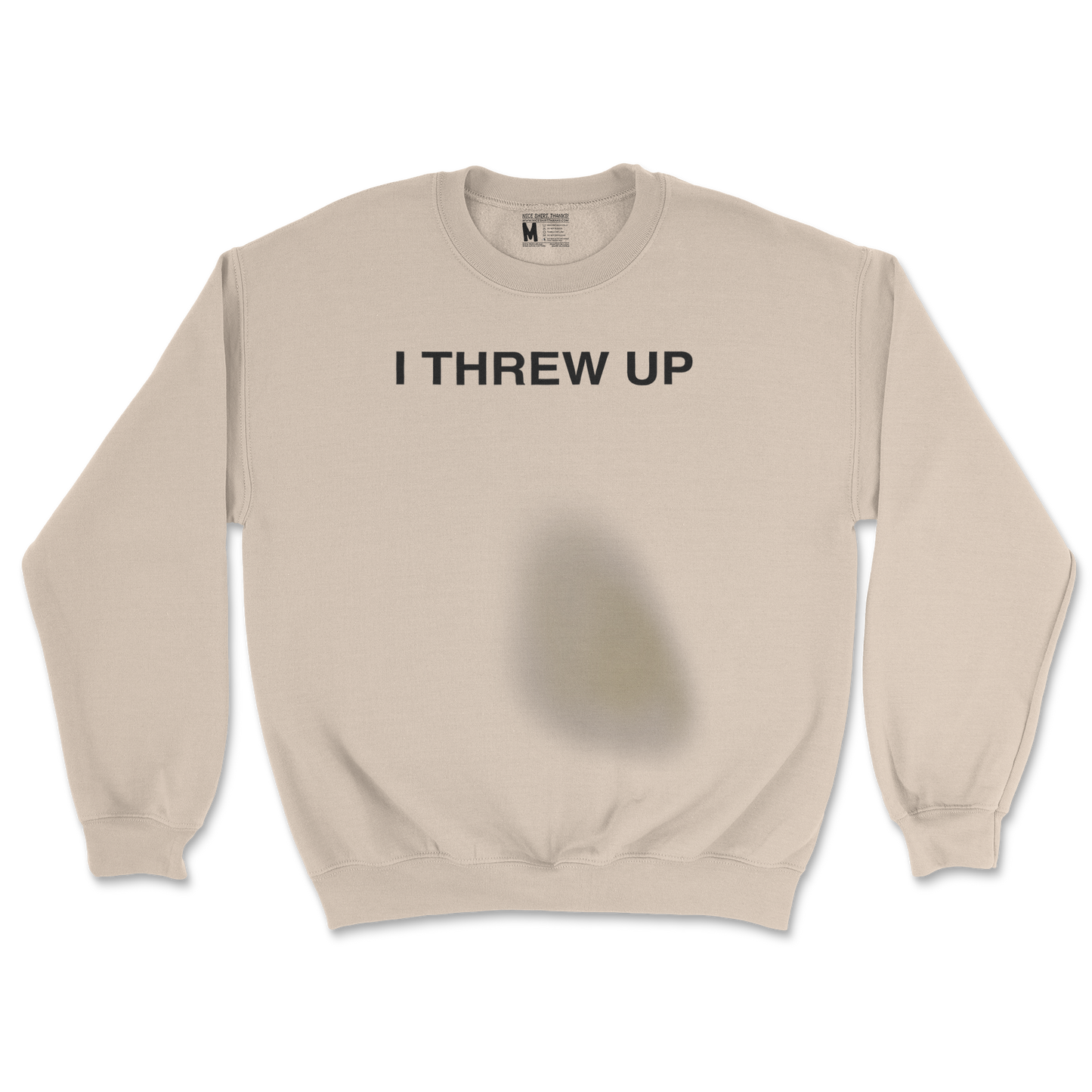 Gildan SoftStyle Crew Neck Mom I Threw Up in Sand