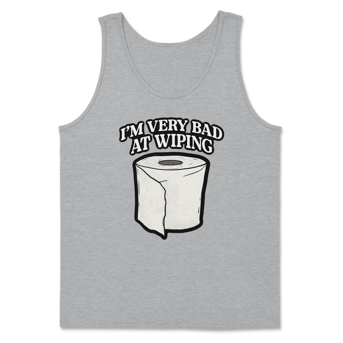Heavy Blend Tank Top Bad Wiper in Sports Grey