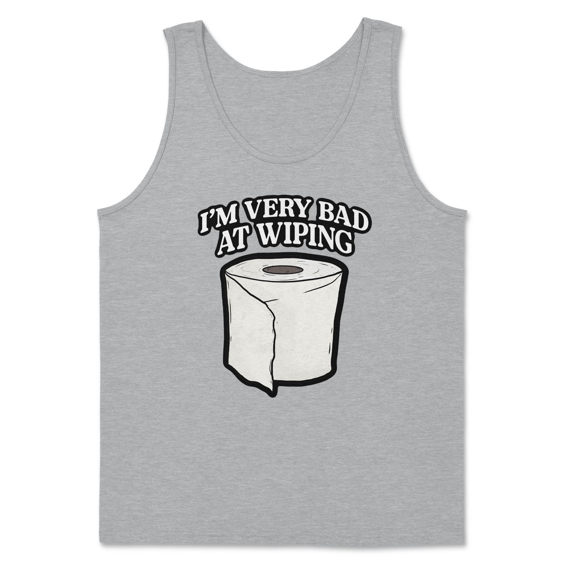Heavy Blend Tank Top Bad Wiper in Sports Grey