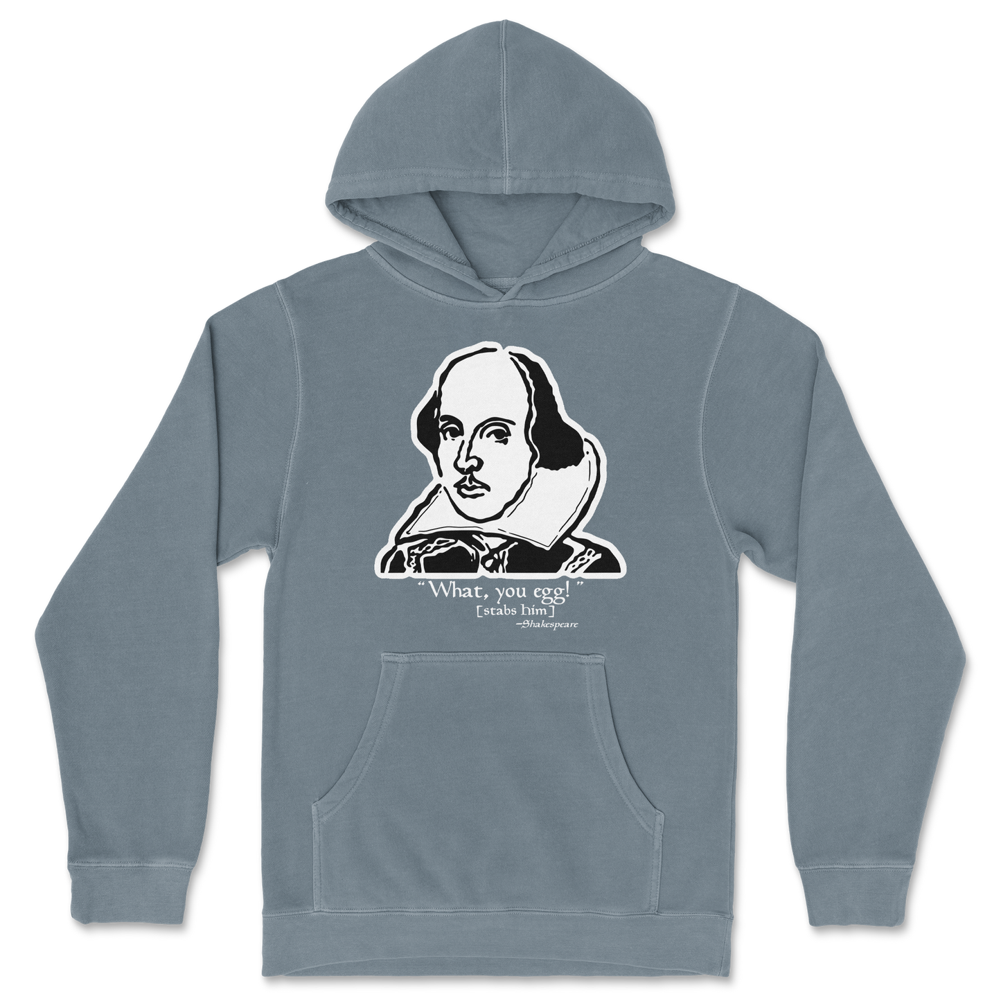 Independent Clothing Co. Hoodie Shakespeare Quote in Blue-Magic