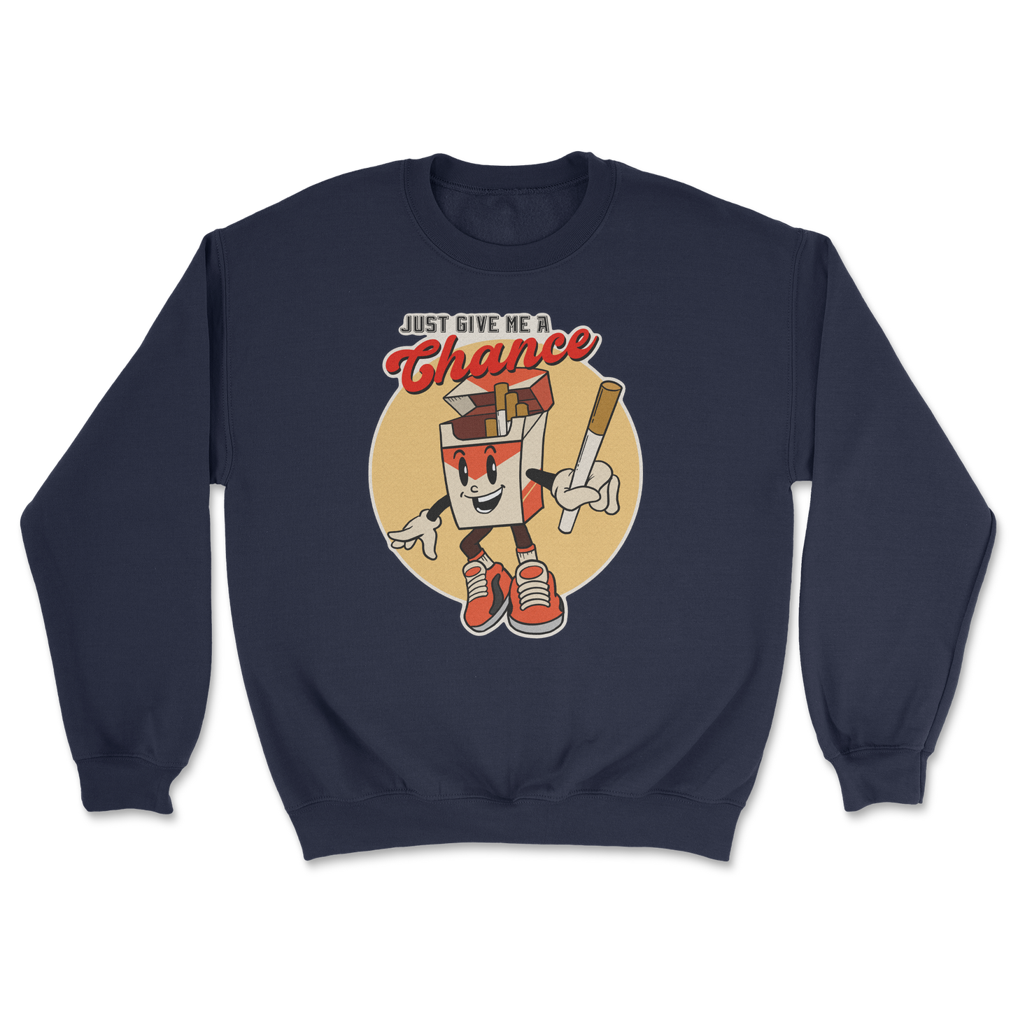Heavy Blend Crew Neck Vintage Cigarette in Navy