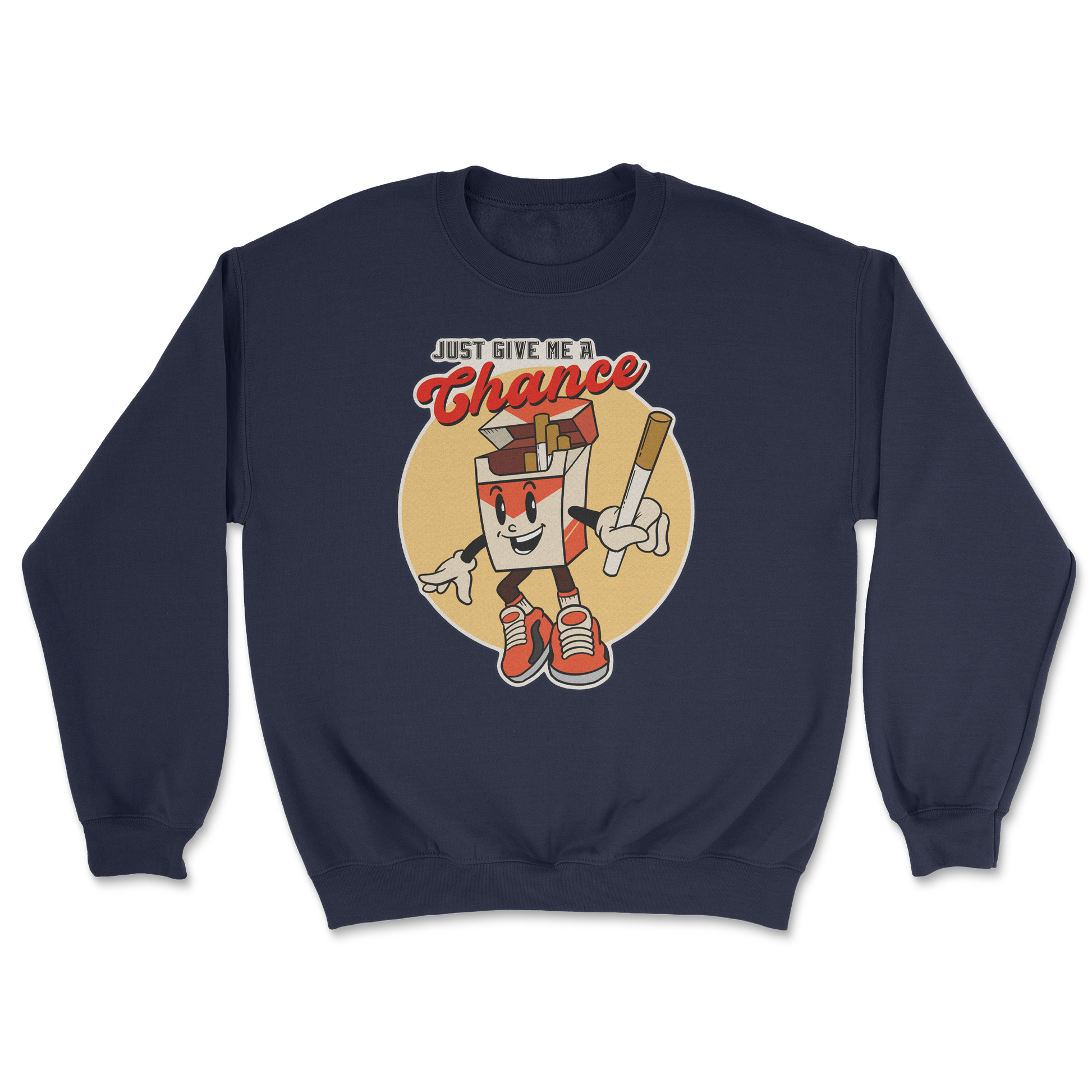 Heavy Blend Crew Neck Vintage Cigarette in Navy