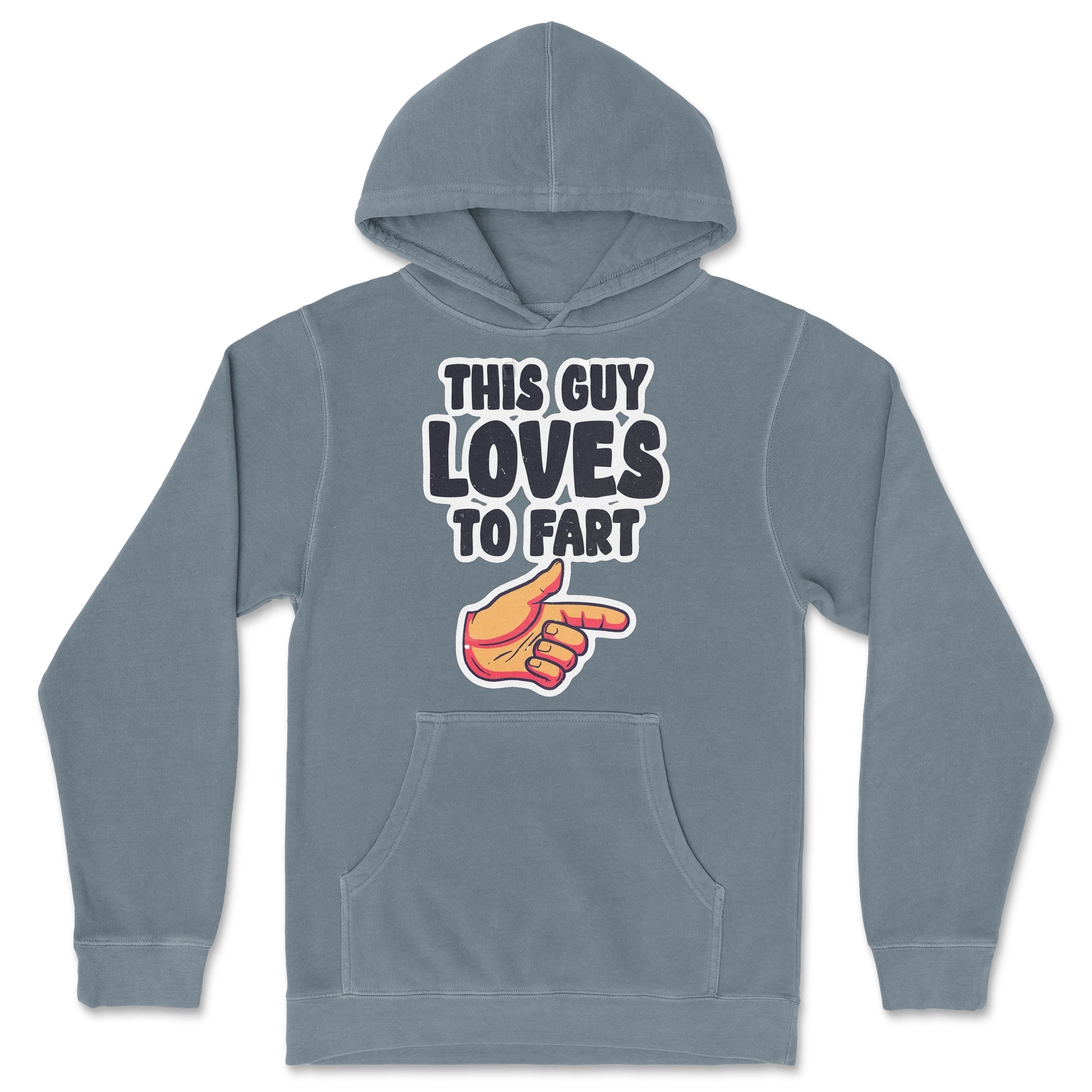 Independent Clothing Co. Hoodie Who Farted  in Blue-Magic