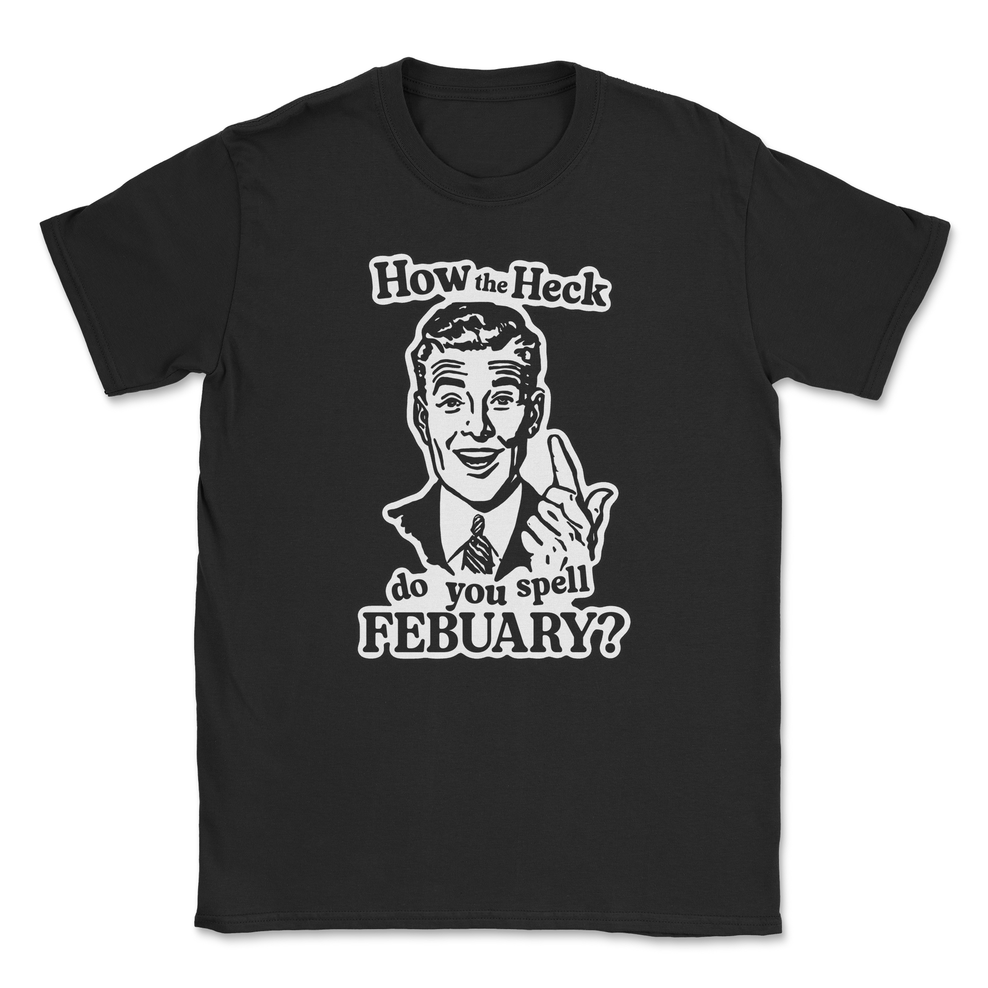 Heavy Blend T-Shirt February in Black