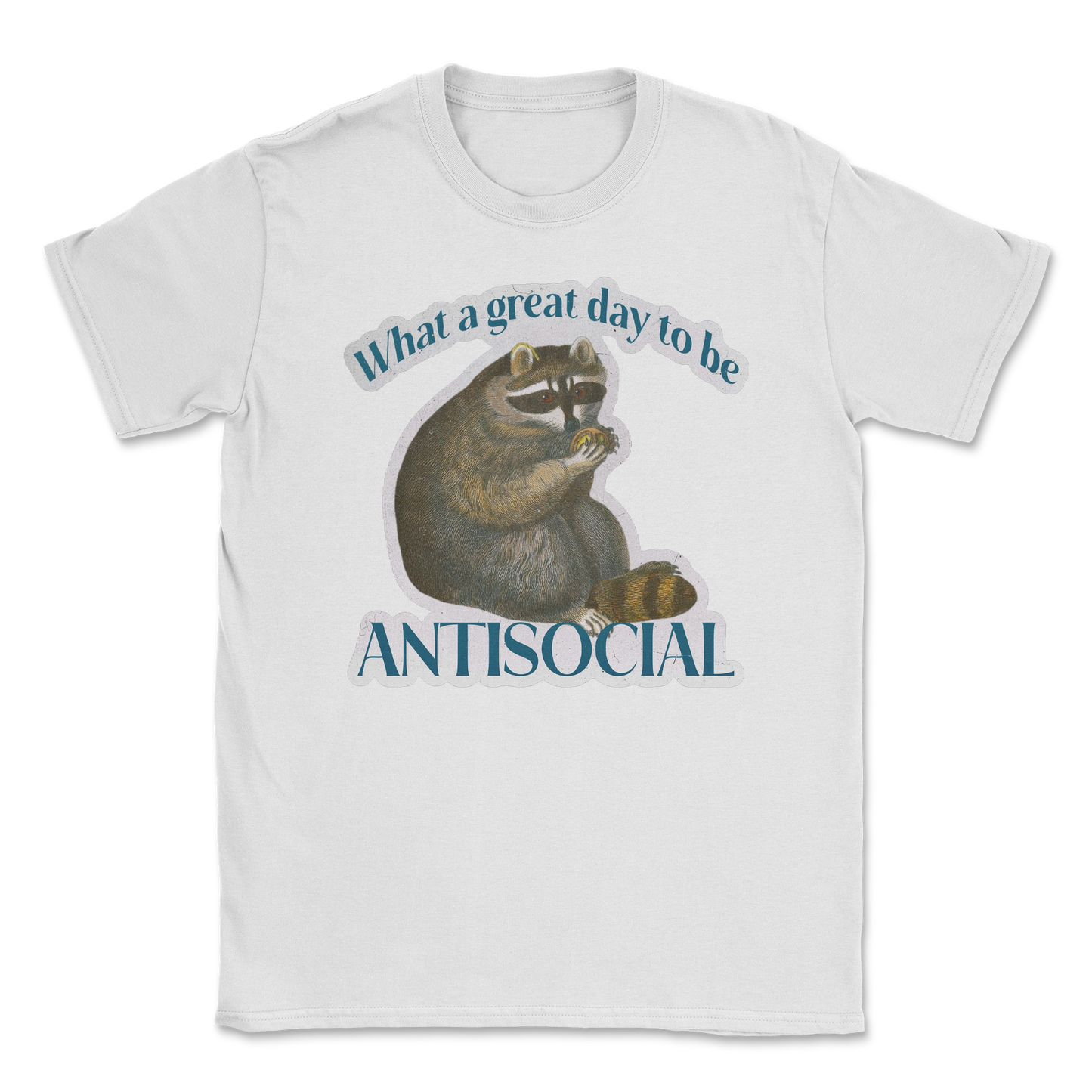 Heavy Blend T-Shirt Antisocial in White