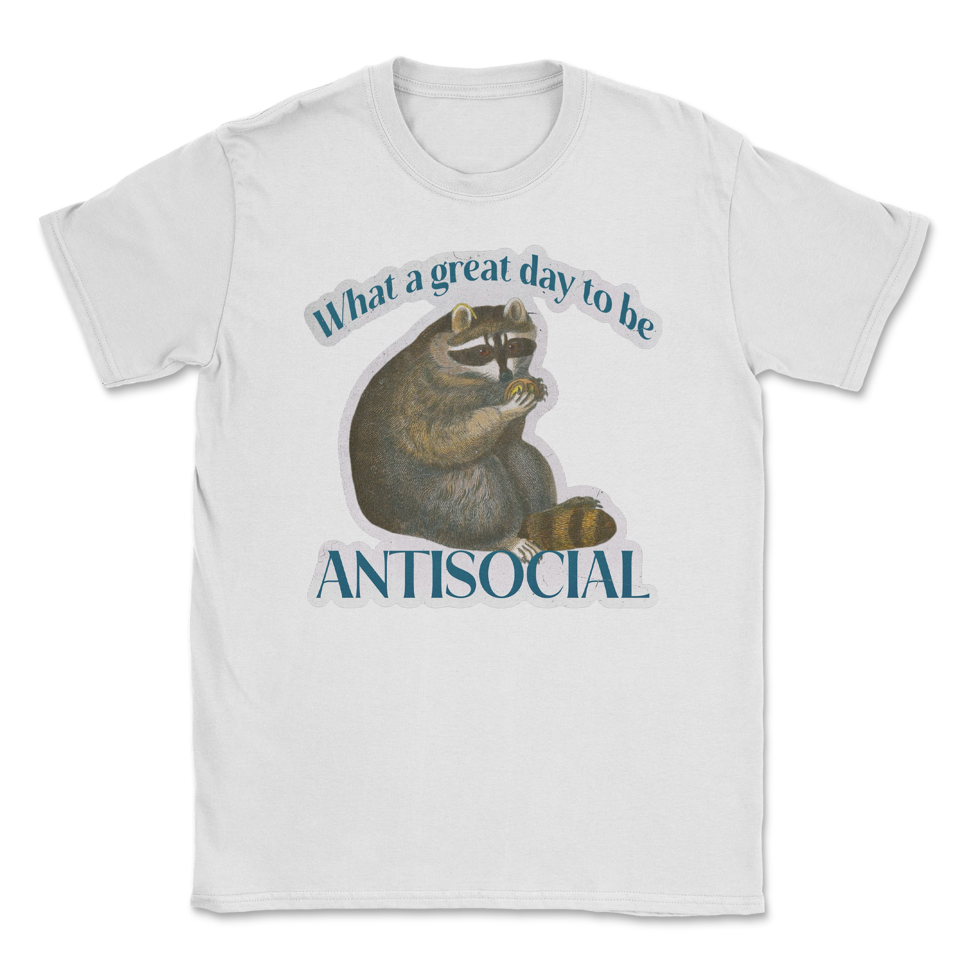 Heavy Blend T-Shirt Antisocial in White