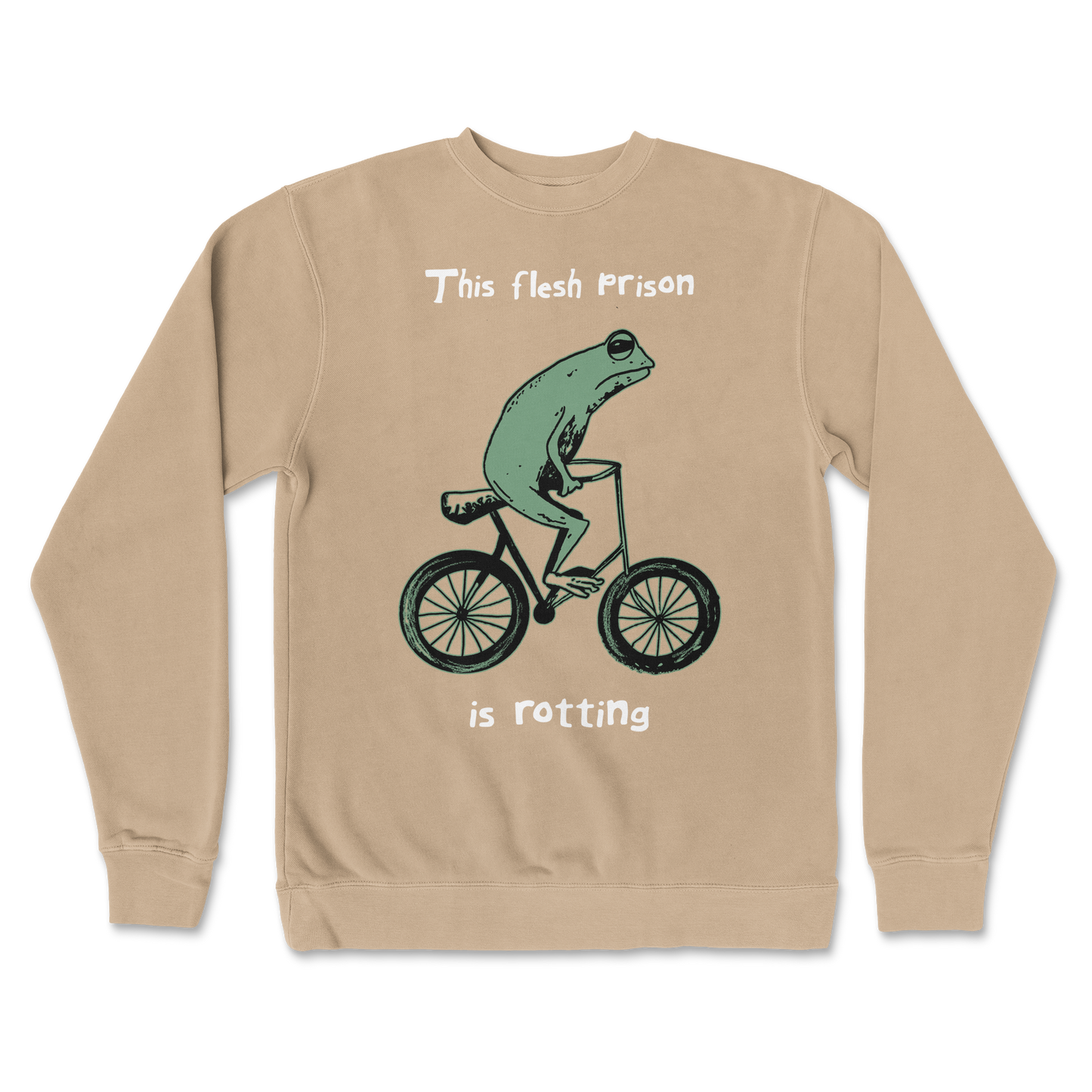 Independent Clothing Co. Crew Neck Flesh Prison in Sandstone