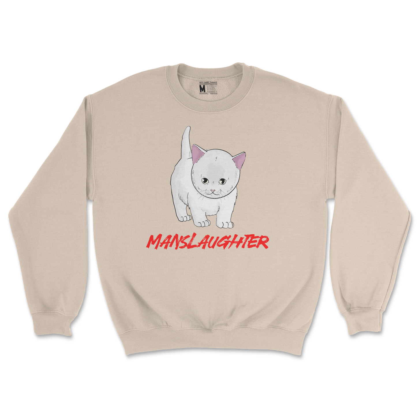 Gildan SoftStyle Crew Neck Manslaughter in Sand