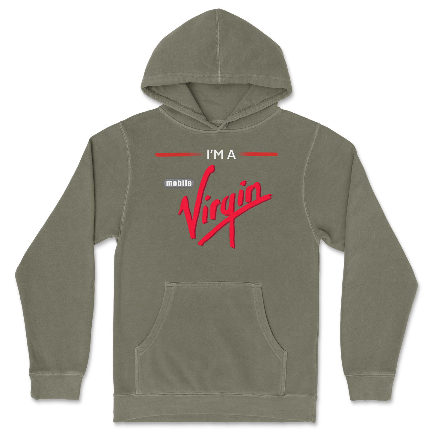 Independent Clothing Co. Hoodie Mobile Virgin in Olive