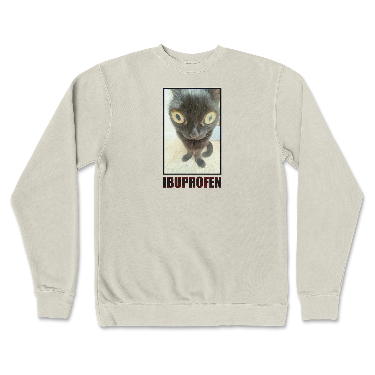 Independent Clothing Co. Crew Neck Ibuprofen  in Bone