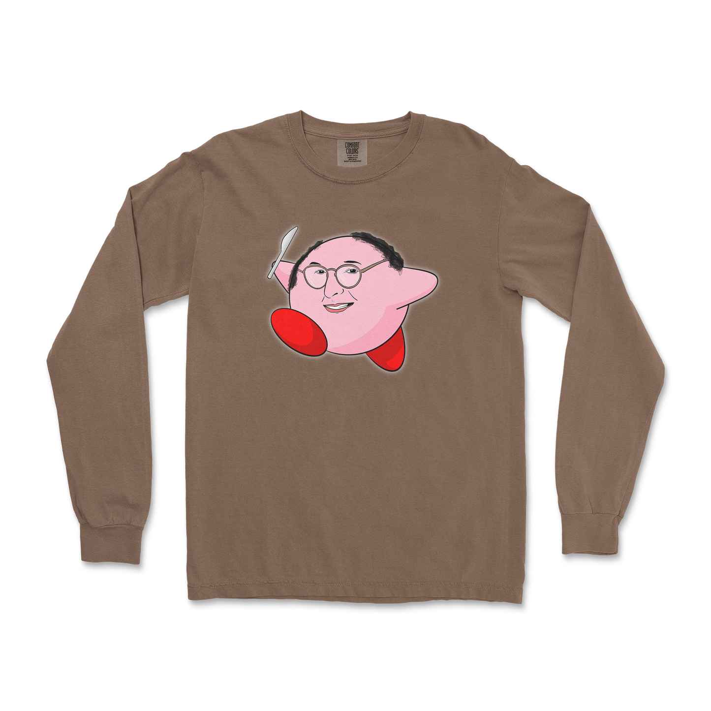 Comfort Colors Long Sleeve Kirby George in Espresso