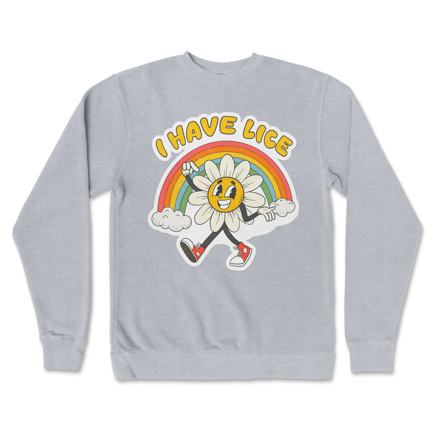 Independent Clothing Co. Crew Neck Lice  in Grey-Heather