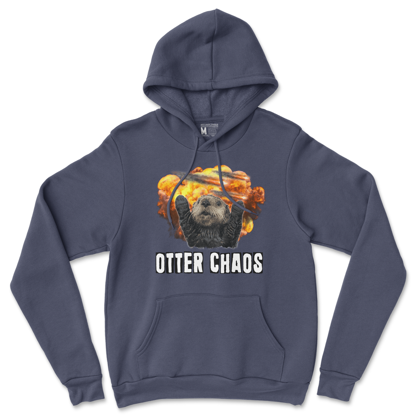 Gildan SoftStyle Hoodie Otter Chaos in Navy