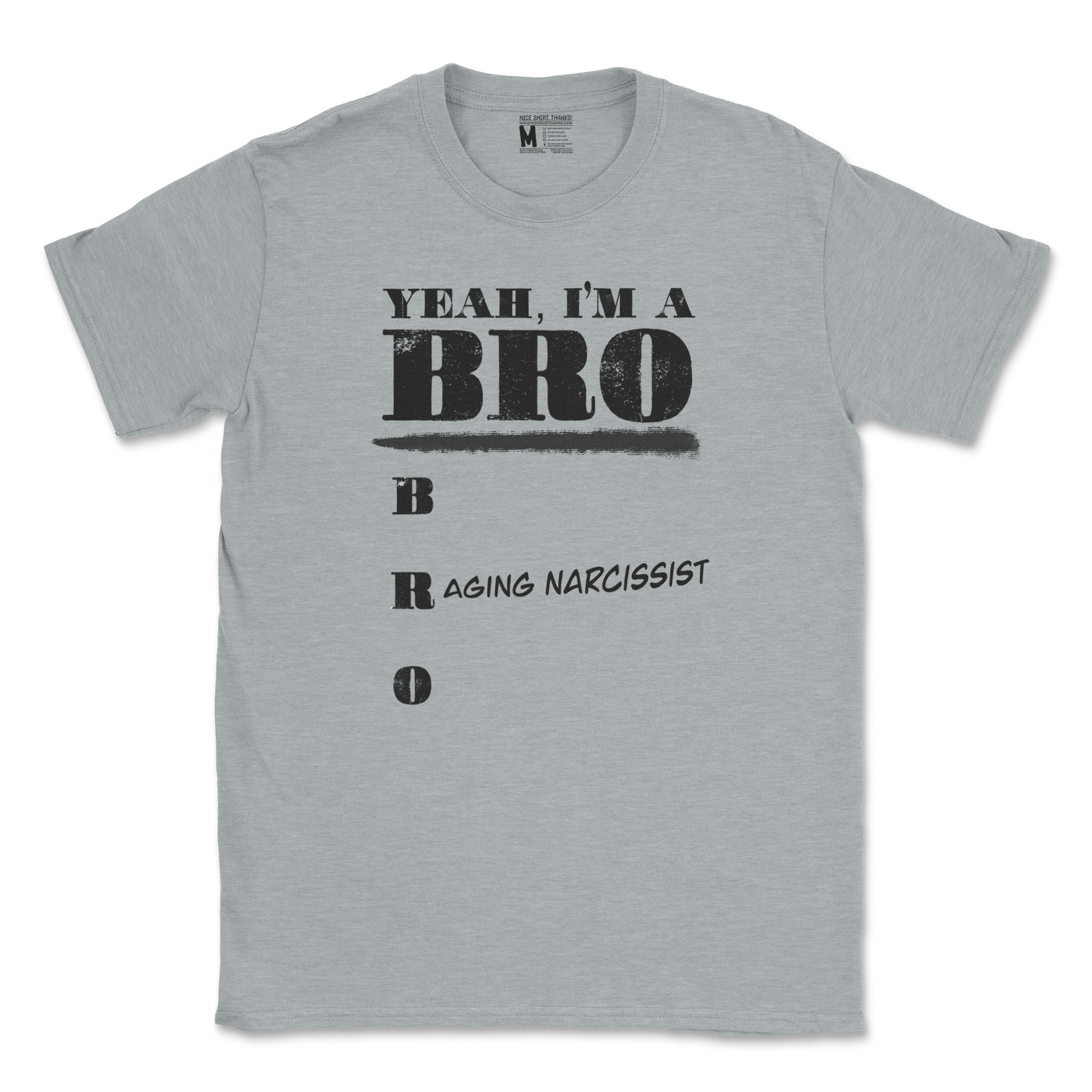 Gildan SoftStyle T-Shirt Im Your Bro in Sports Grey