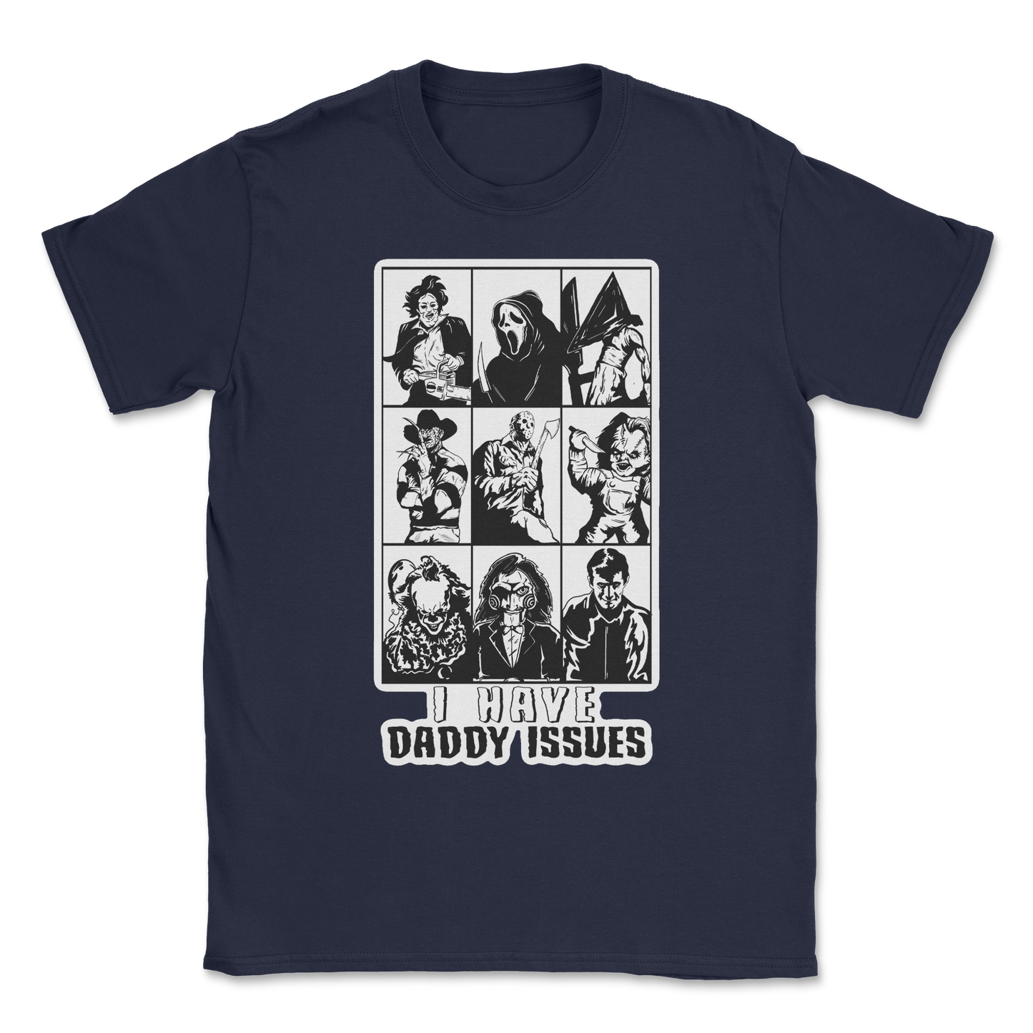 The Nice Shirt T-Shirt Daddy Issues in Navy