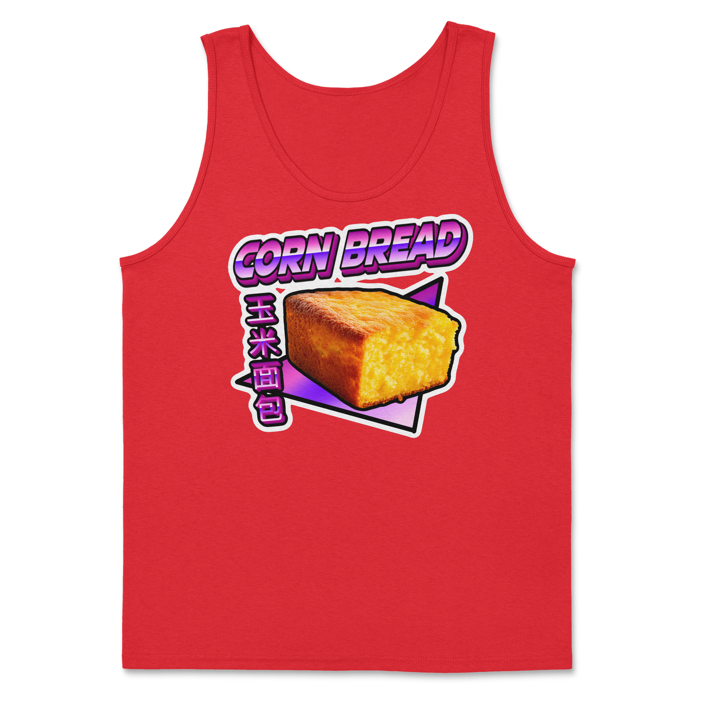 The Nice Shirt Tank Top Corn Bread in Red