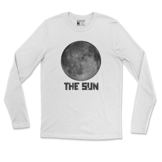 Gildan SoftStyle Long Sleeve The Sun in White