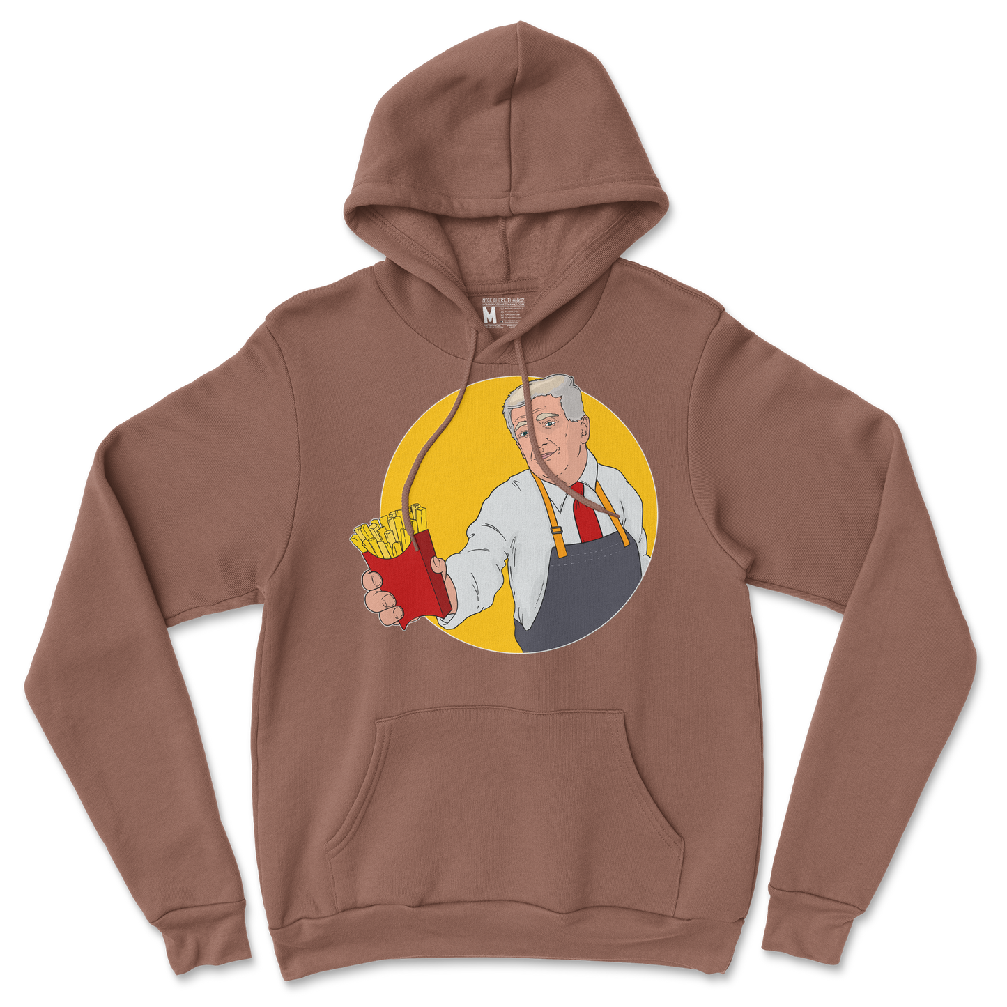 Gildan SoftStyle Hoodie McTrump in Cocoa
