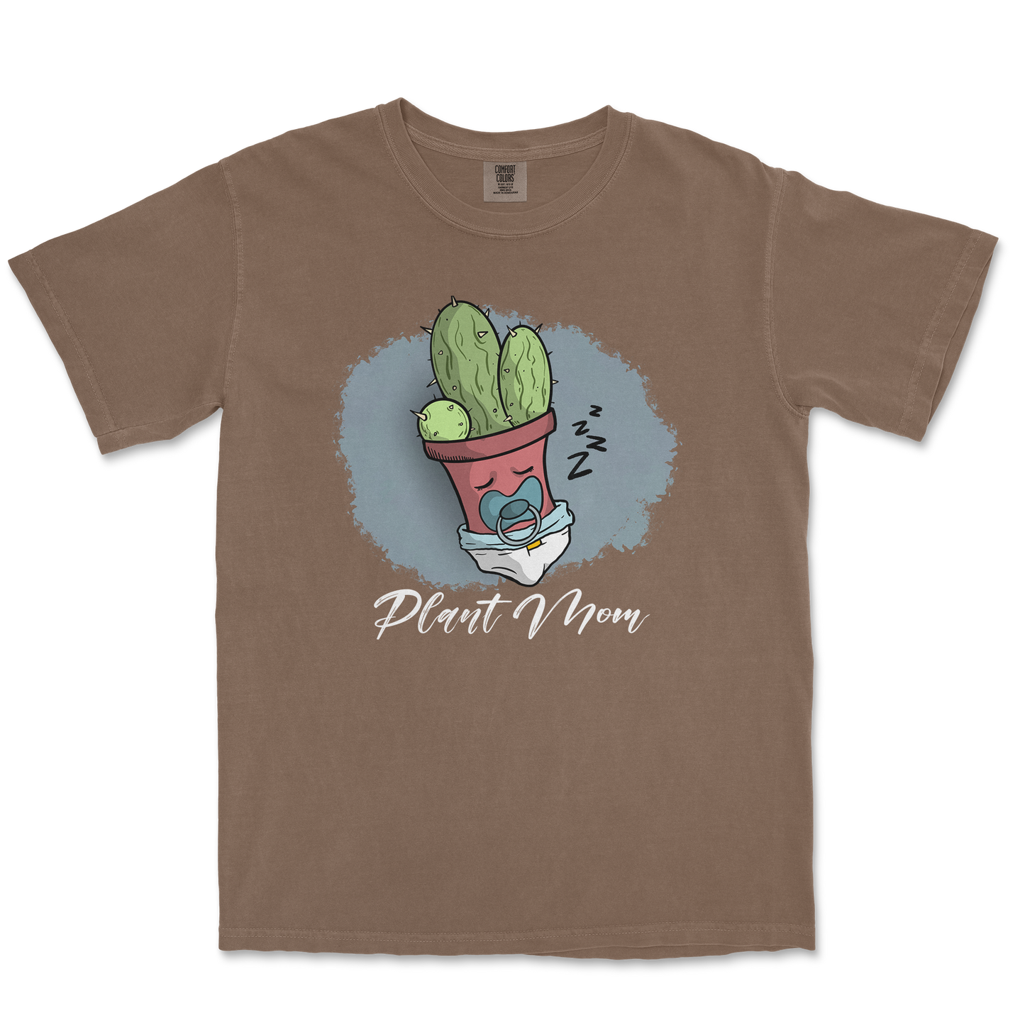 Comfort Colors T-Shirt Plant Mom 2 in Espresso