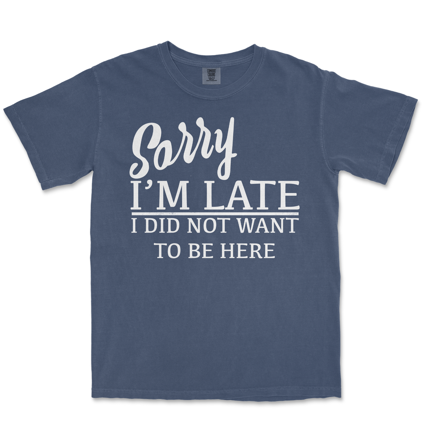 Comfort Colors T-Shirt Late in Midnight