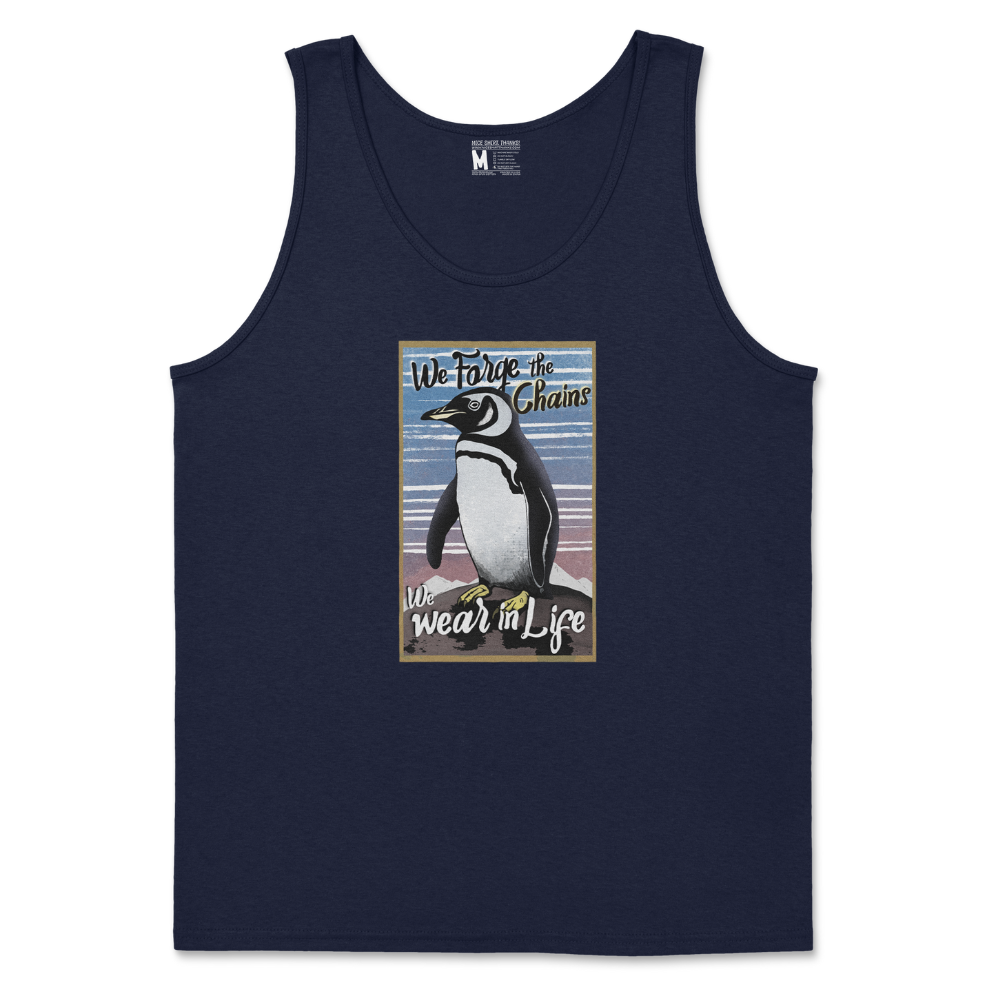 Gildan SoftStyle Tank Top in Navy